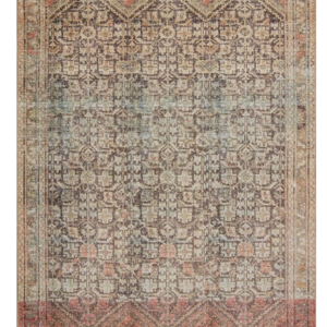 Loloi Loren Collection LQ-17 Charcoal/Multi 3'-6" x 5'-6" Accent Rug