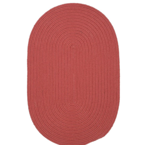 Colonial Mills “Murray” Braided Oval Rug — 8' x 11' - Corona