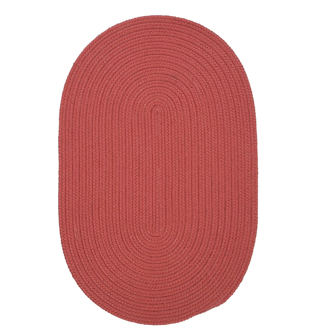 Colonial Mills “Murray” Braided Oval Rug — 8' x 11' - Corona