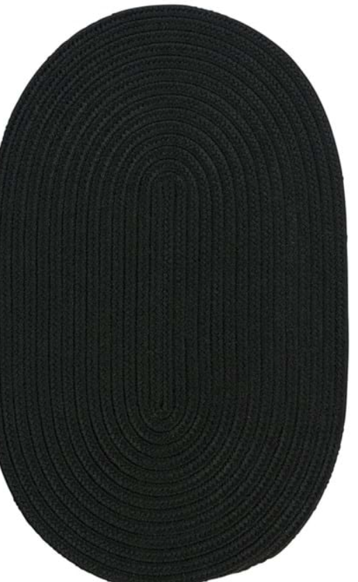 Colonial Mills “Murray” Braided Oval Rug — 8′ x 11′ - Minx