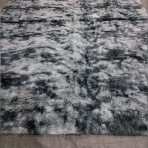 Z **SOLD** 9 ft. X 12 ft. 3" Faux Fur Area Rug