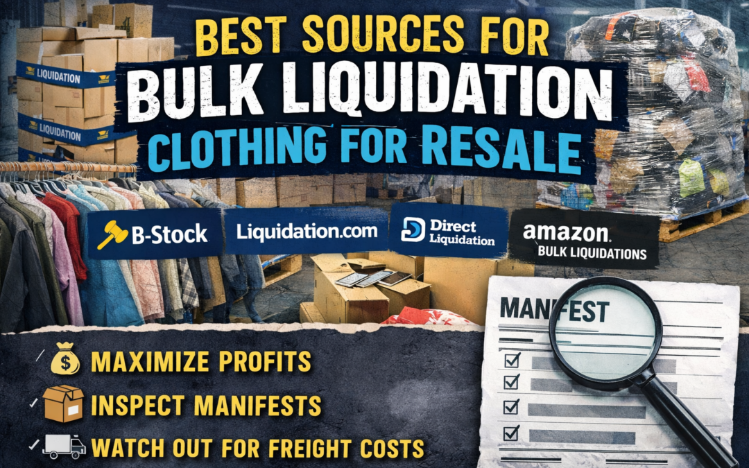 Biggest Names for Buying Bulk Liquidation Clothing for Resale (and how to pick the right one)