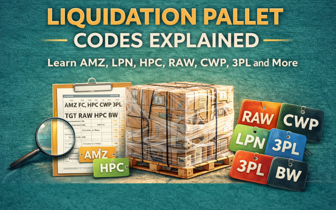 Liquidation Pallet Codes Explained: A Beginner-Friendly Guide to Abbreviations (AMZ, HPC, LPN, 3PL, CWP + More)