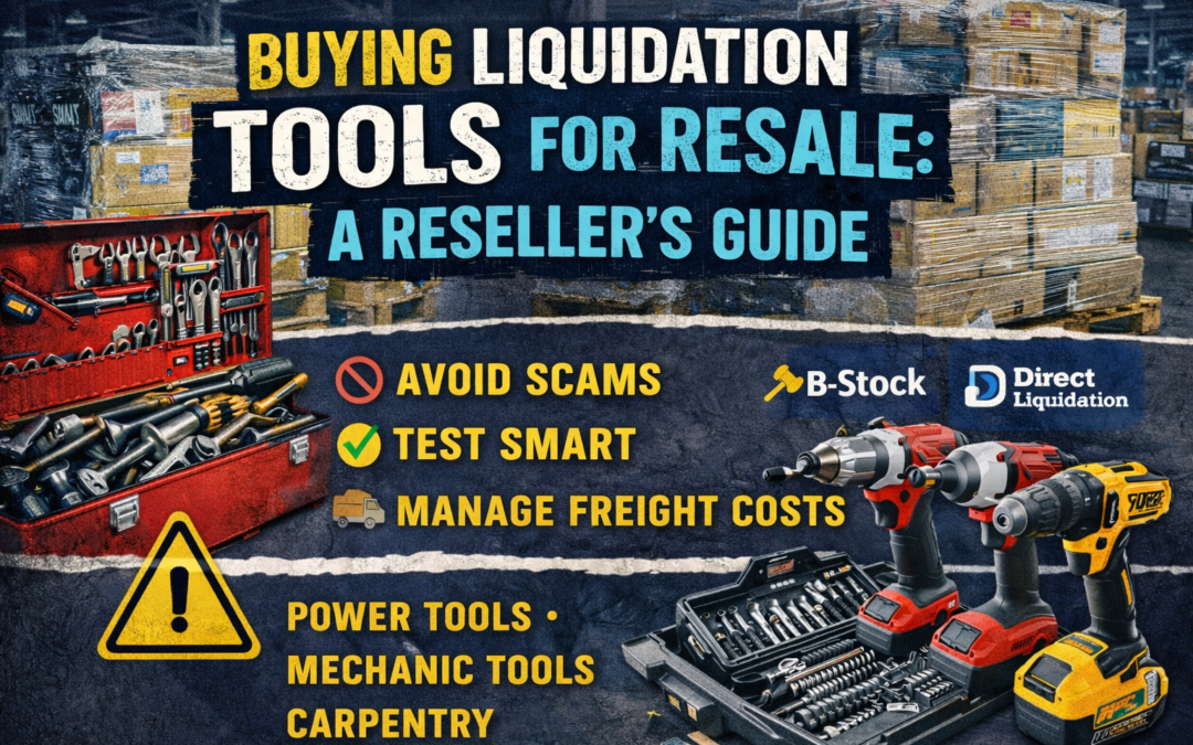 Buying Liquidation Tools for Resale: A Reseller’s Guide