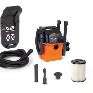 Z **SOLD** RIDGID 5 Gal. 5.0 Peak HP Portable Wall Mount Shop Vacuum Wet Dry Vac with Filter, WD5500