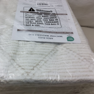 Area Rug 8 × 10 Oekotex NEW SEALED Cream & Biege Geometric