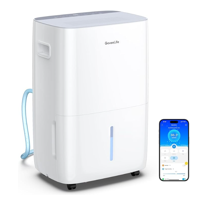 Z **SOLD** GoveeLife Dehumidifier for Home 4,500 Sq.Ft, 50 to 137 Pint