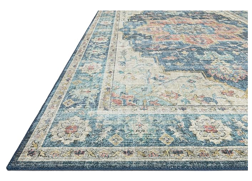 Z **SOLD** Loloi II Skye Collection SKY-12 Ocean/Multi 7'-6" x 9'-6" Area Rug - Image 2
