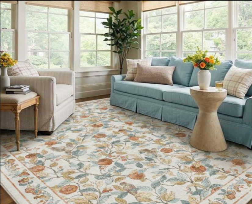 Z **SOLD** BERTHMEER Large 8'x10' Area Rug