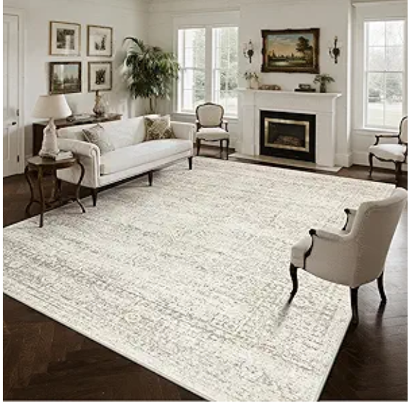 Z **SOLD** SRUGN Washable Rugs 10x14 Area Rug