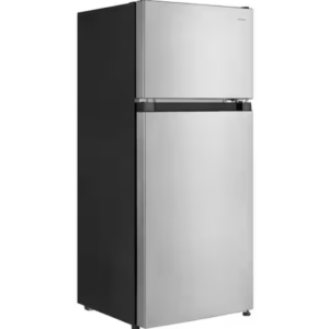 Z **SOLD** Vissani 4.5 cu. ft. 2-Door Mini Refrigerator in Platinum Steel with Freezer