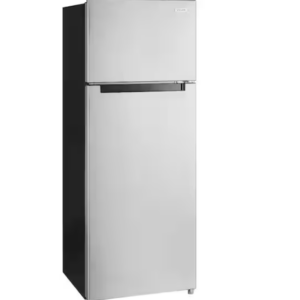 Z **SOLD** Vissani 7.2 cu. ft. Top Freezer Refrigerator in Fingerprint Resistant Stainless Steel Look