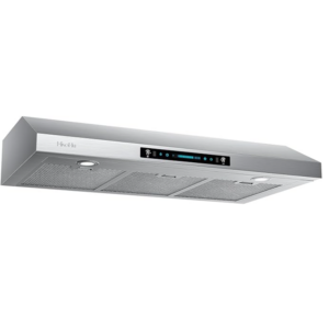 Z **SOLD** HisoHu 36 Inch Under Ducted Cabinet Range Hood with 1200 CFM, 4 Speed Gesture Sensing