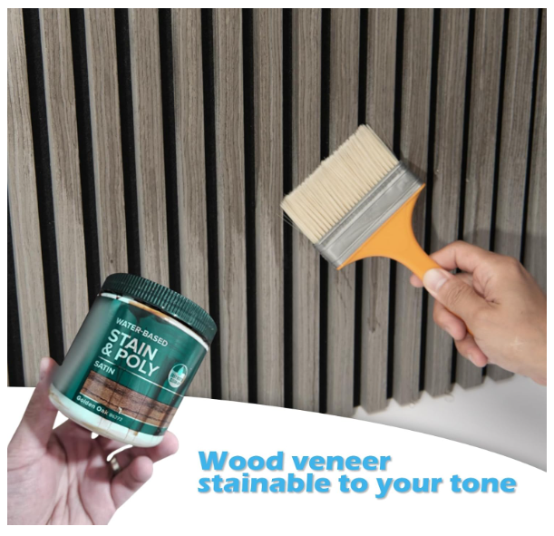 Z **SOLD** Art3d 2-Pack 108" x 12" Acoustic Wood Panels for Wall, Soundproof - Image 4