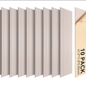 Z **SOLD** Self-Adhesive Acoustic Panels, 10 Pack Large Soundproof Wall Panel, High Density Sound Proof Panels