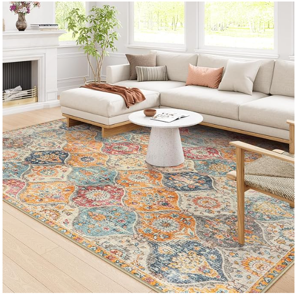 Z **SOLD** Lahome Moroccan Washable Area Rugs 8x10