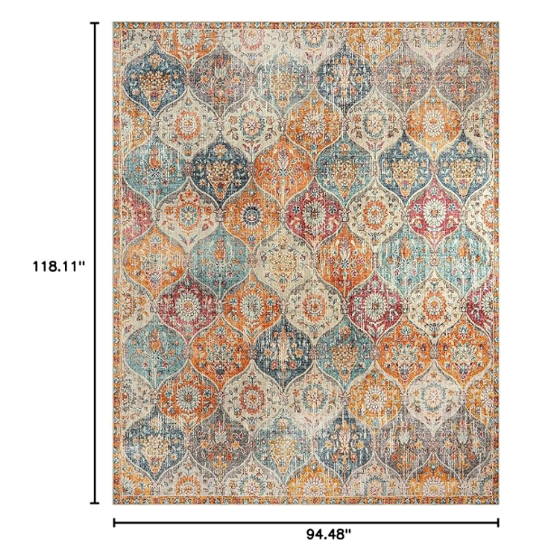 Z **SOLD** Lahome Moroccan Washable Area Rugs 8x10 - Image 3