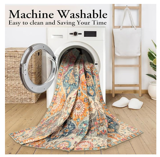 Z **SOLD** Lahome Moroccan Washable Area Rugs 8x10 - Image 2