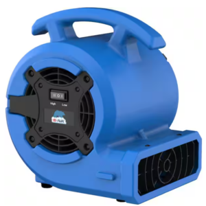 B-Air 1/8 HP Air Mover Carpet Dryer Floor Blower Fan for Home Use in Blue