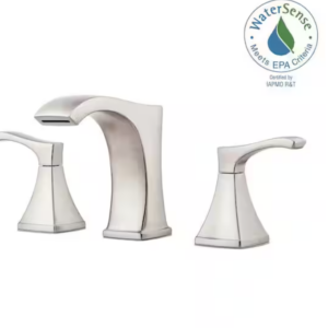 Pfister Venturi 8 in. Widespread 2-Handle Bathroom Faucet in Spot Defense Brushed Nickel