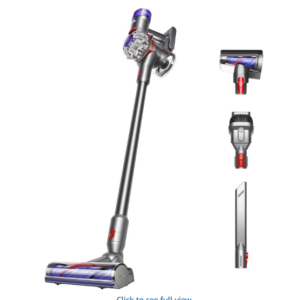 Dyson V8 Cordless Vacuum, Cleans Hard Floors and Carpets, Detangles, Converts to Handheld, 115AW, 2 Power Modes, Up to 40 Minutes