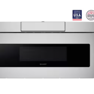 Sharp 30 in. 1.2 cu. ft. Built-In Microwave Drawer with Concealed Controls and Sensor Cooking in Real Stainless Steel
