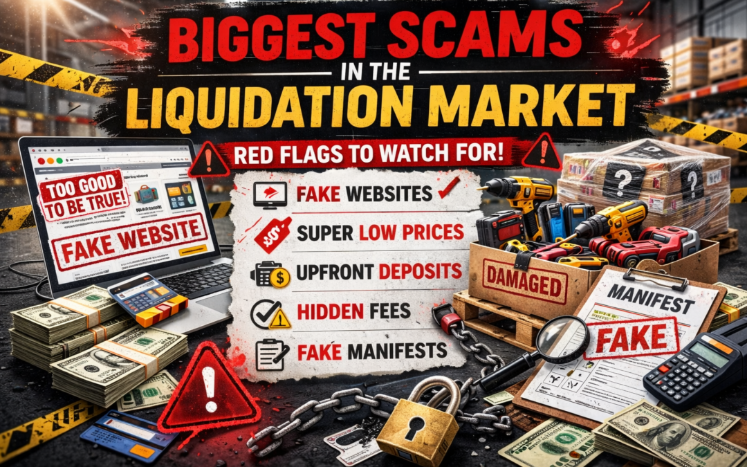 The Biggest Scams in the Liquidation Market (and how not to become the cautionary TikTok)