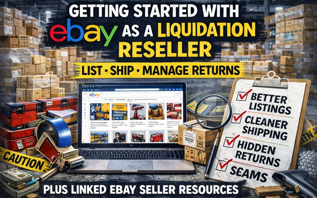 Getting Started With eBay as a Liquidation Reseller