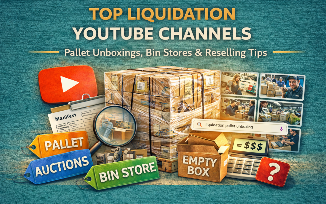Top YouTube Channels for Liquidation Pallets, Bin Stores & Reselling (What to Watch and Who to Trust)